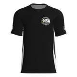 NSA Sublimated Black Dri Fit Umpire Shirt
