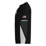 NSA Sublimated Black Dri Fit Umpire Shirt