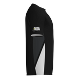 NSA Sublimated Black Dri Fit Umpire Shirt