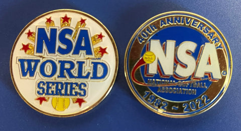 NSA Anniversary World Series Flipping Coin
