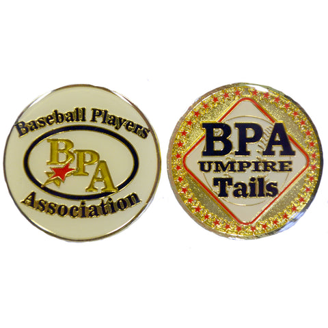 BPA Umpire Flipping Coin