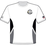 NSA Sublimated White Dri Fit Umpire Shirt