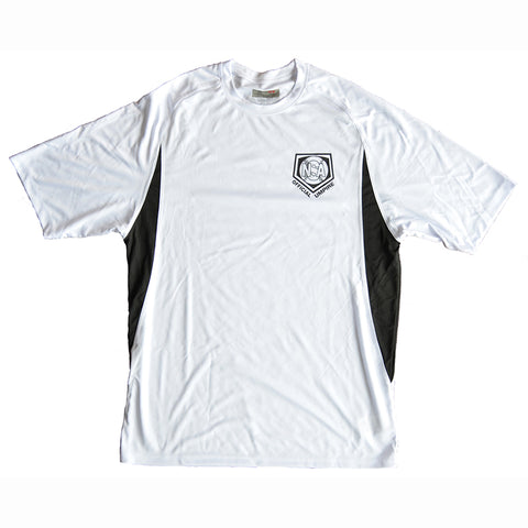 NSA White Dri Fit Umpire Shirt