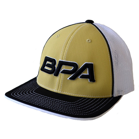 BPA Flex Fit Mesh Hat - 404M Vegas / White
