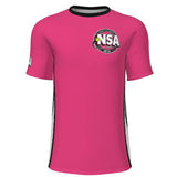 NSA Sublimated Pink Dri Fit Umpire Shirt